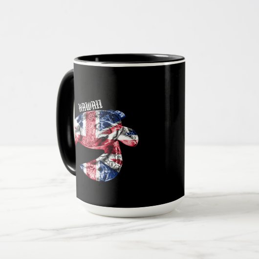 Hawaii Tribal Honu HIFlag Mok (Voorkant links)