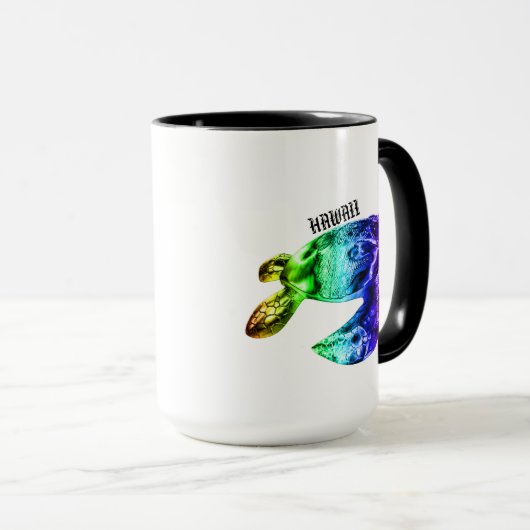 Hawaii Tribal Honu Rainbow Mok (Voorkant rechts)