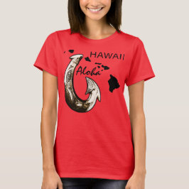 Hawaii Tribal Hook ALOHA HAWAII T-shirt