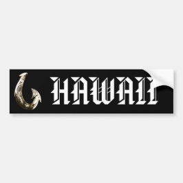 Hawaii Tribal Hook Bumpersticker