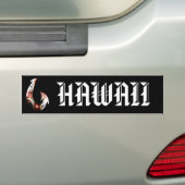 Hawaii Tribal Hook HIFlag Bumpersticker (Op auto)