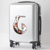Hawaii Tribal Hook HIFlag Sticker (Koffer)