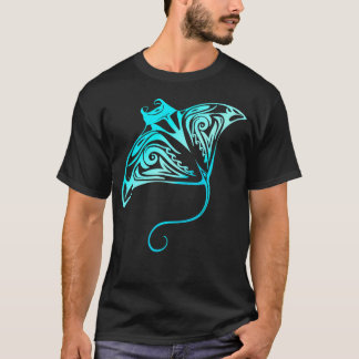 Hawaii Tribal Manta Ray Hawaiian Shark Lover.png T-shirt