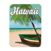 Hawaii Tropical Beach reisposter Magneet (Verticaal)
