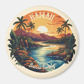  Hawaii Tropical Beach Travel Koelkast Magneet (Voorkant)