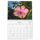 Hawaii Tropical Flowers Calendar Kalender (Jan 2027)