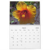 Hawaii Tropical Flowers Calendar Kalender (Mar 2026)