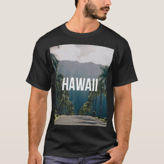 Hawaii Tropical Palm Trees Aesthetic T-shirt