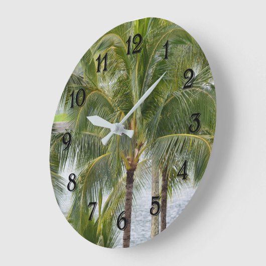 Hawaii Tropical Palm Trees Grote Klok (Hoek)