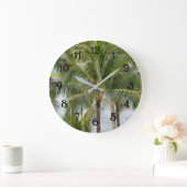 Hawaii Tropical Palm Trees Grote Klok (Huis)