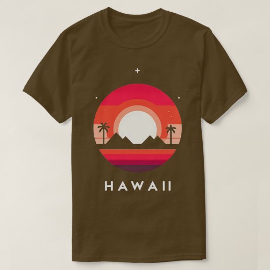 Hawaii Tropical Paradise Art TShirt 2 (Design voorkant)