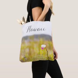 Hawaii Tropical Wild Orchid Volcanoes Nat'l Park Tote Bag