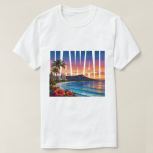 Hawaii Tropisch Strand Eiland Paradijs Ontsnappen T-shirt