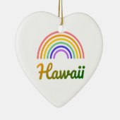 Hawaii - Tropisch - strand - gepersonaliseerd Keramisch Ornament (Rechts)