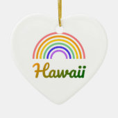 Hawaii - Tropisch - strand - gepersonaliseerd Keramisch Ornament (Voorkant)
