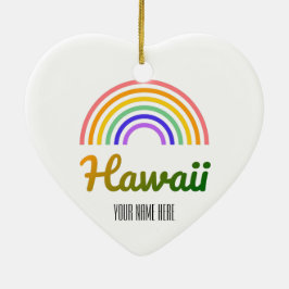Hawaii - Tropisch - strand - gepersonaliseerd Keramisch Ornament