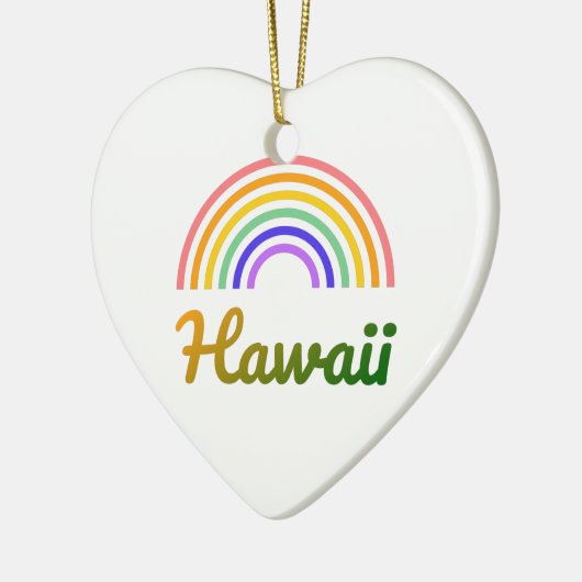 Hawaii - Tropisch - strand - gepersonaliseerd Keramisch Ornament (Links)