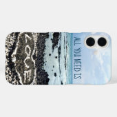 Hawaii Tropisch strand Koraal Hart Foto Liefde Quo Case-Mate iPhone Case (Achterkant (horizontaal))