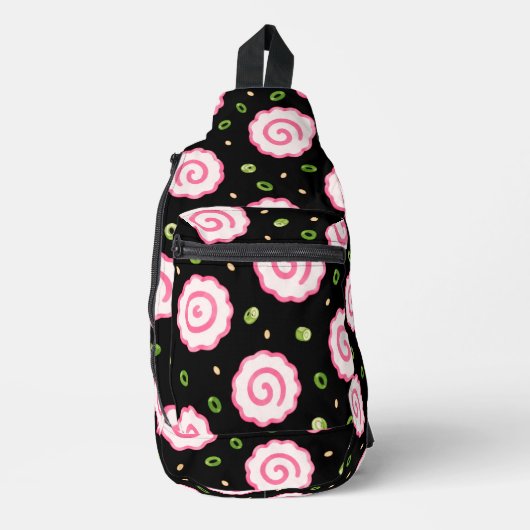 Hawaii tropische aloha print sling bag (Voorkant)