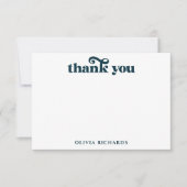 Hawaii Tropische Palmbladeren Luau Bruidsfeest Bedankkaart (Voorkant)