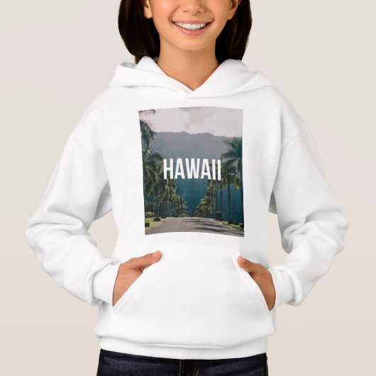 Hawaii Tropische Palmbomen Esthetiek (Voorkant)