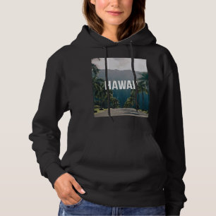 Hawaii Tropische Palmbomen Esthetiek Hoodie