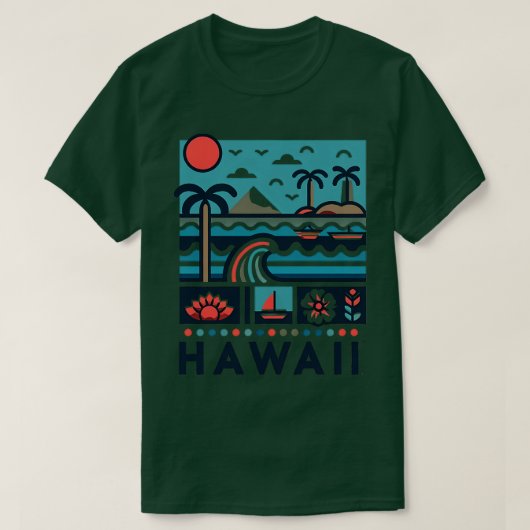 Hawaii TShirt 11 (Design voorkant)