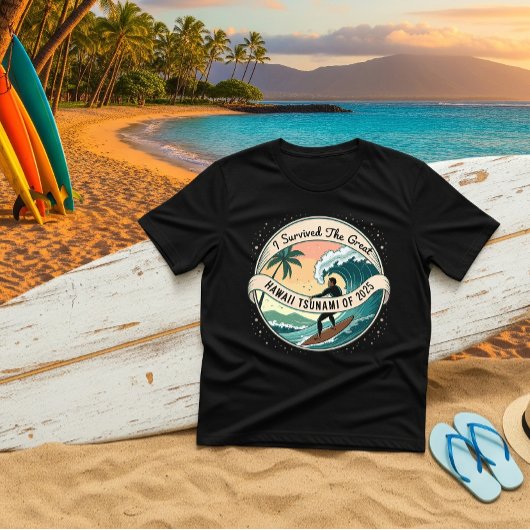 Hawaii Tsunami 2025 Event Survivor Gift T-shirt