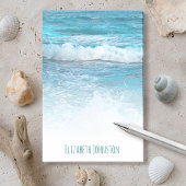 Hawaii turquoise blue oceaangolven foto aangepast post-it® notes