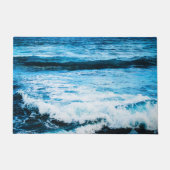 Hawaii turquoise oceaangolven foto tropisch moedig deurmat (Voorkant)