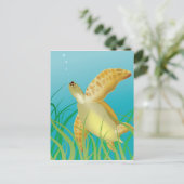 Hawaii Turtle Briefkaart (Staand voorkant)