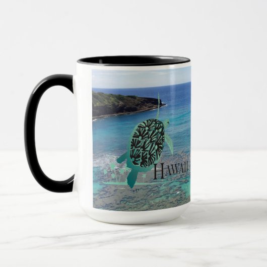 Hawaii Turtle Coffee Cup Mok (Links)