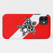 Hawaii Turtle Duikvlag Case-Mate iPhone Case (Achterkant (horizontaal))
