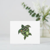 Hawaii Turtle en Hawaii Briefkaart (Staand voorkant)