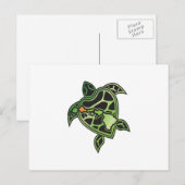 Hawaii Turtle en Hawaii Briefkaart (Voorkant / Achterkant)