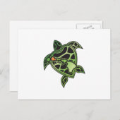 Hawaii Turtle en Hawaii eilanden Briefkaart (Voorkant / Achterkant)