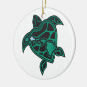 Hawaii Turtle en Hawaii eilanden Keramisch Ornament (Links)