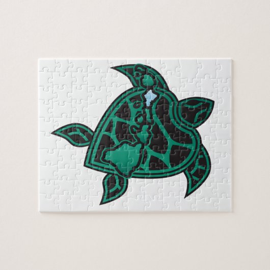 Hawaii Turtle en Hawaii eilanden Legpuzzel (Horizontaal)