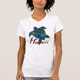 Hawaii Turtle en Hawaii eilanden T-shirt