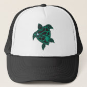 Hawaii Turtle en Hawaii eilanden Trucker Pet (Voorkant)