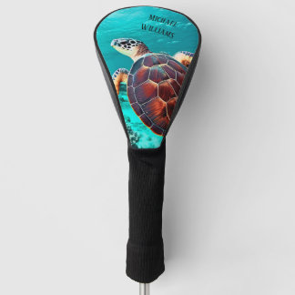 Hawaii Turtle Honu Foto Golf Head Hoesje Golfheadcover