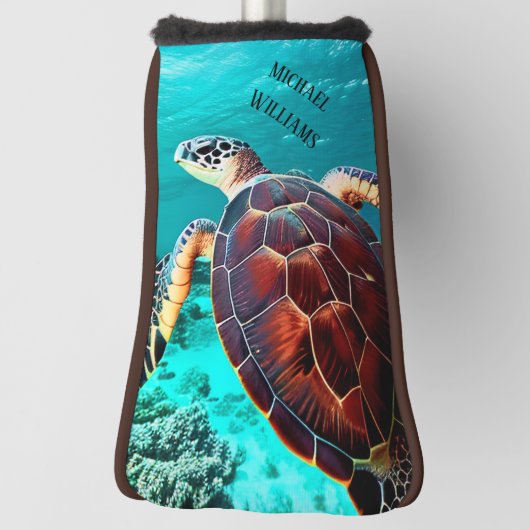 Hawaii Turtle Honu Foto Golfheadcover (Draai 90)