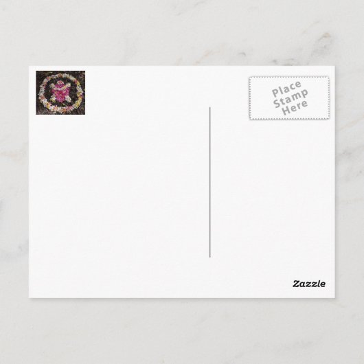 Hawaii Turtle Honu Plumeria Summer Flower Paradise Briefkaart (Achterkant)