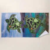 Hawaii Turtle Islands Strandlaken (Voorkant)