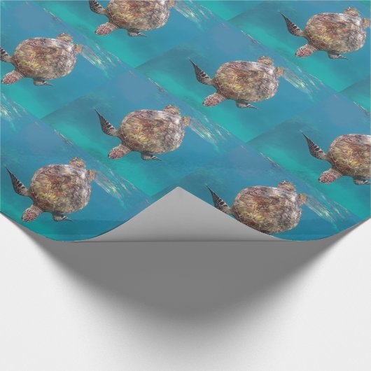 Hawaii Turtle Shell Cadeaupapier (Hoek)