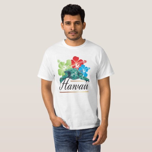 Hawaii Turtle T-shirt (Voorkant volledig)