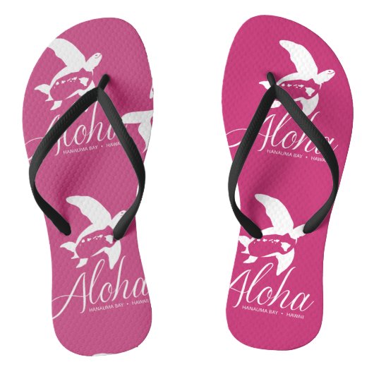 Hawaii Turtle Teenslippers (Voetbed)