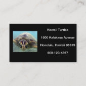 Hawaii Turtle Visitekaartje (Voorkant)