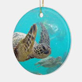 Hawaii Turtles Keramisch Ornament (Links)