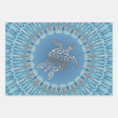 Hawaii Turtles Martim Nautical Inpakpapier Vel (Voorkant 2)